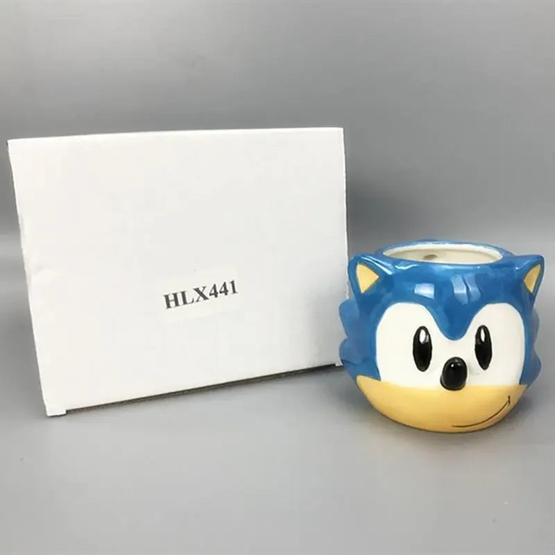 Ultrasonic Mouse Sonic Ceramic Mug Creative 3D Cartoon Handle Water Cup Coffee Cup