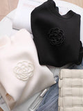 Streetwear Casual Korean Fashion Black White Sweatshirts