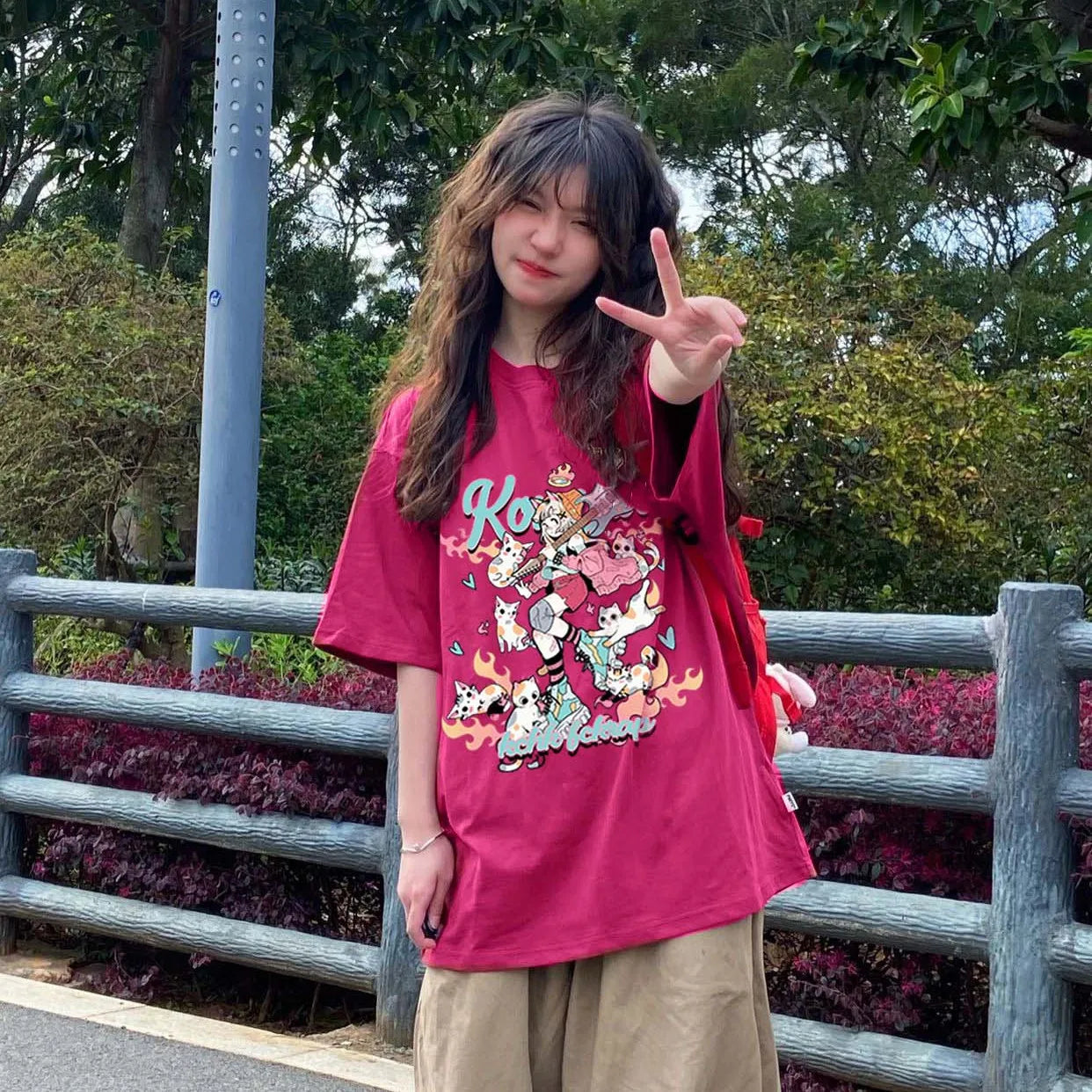 T-shirt Female Trendy Loose Harajuku Style Oversize