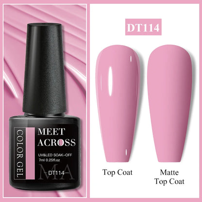 7ml Super Top Coat Gel Nail Base Gel Matte Top Coat Semi-Permanent
