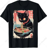 Watercolorful Cat Ramen Noodle Anime Manga Ramen Kawaii Cat