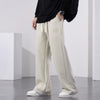 Mens Baggy Cotton Sweatpants Wide Straight Leg Big Size Pants