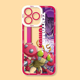 Digimon Adventure Handyhülle für iPhone, transparente, weiche Silikonhülle