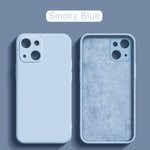 Original Square Liquid Silicone Phone Case Shockproof Back Cover