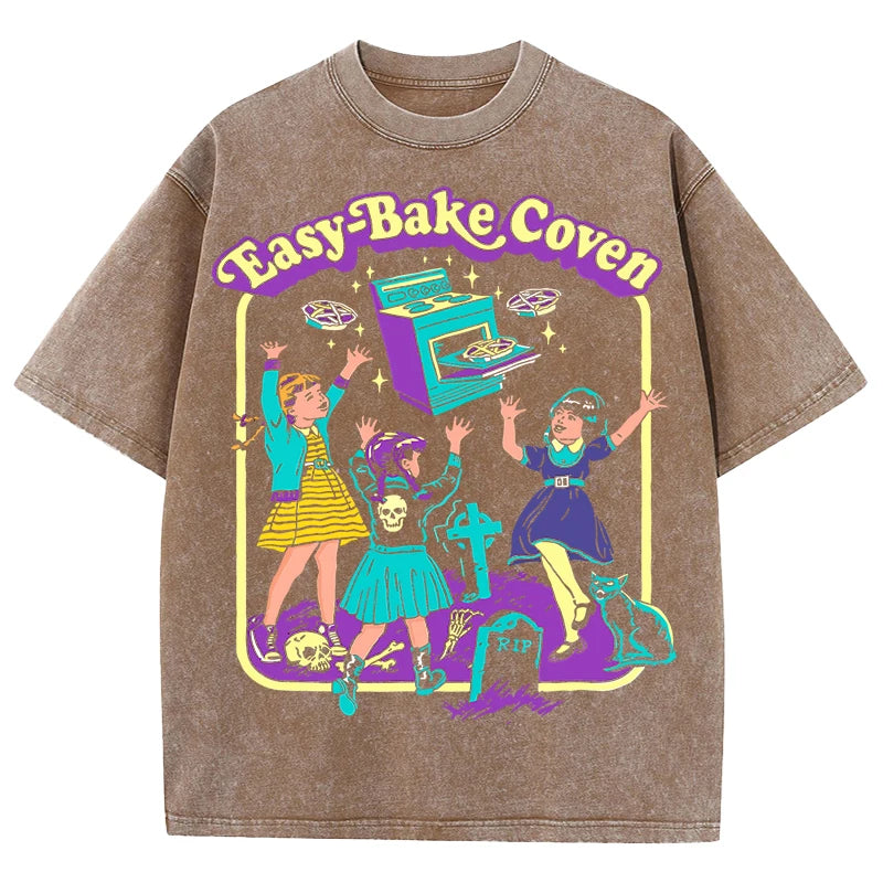 Fashion Must-Have Washed T-Shirt for Men Summer Casual Loose Streetwear