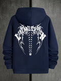 Men's Wing Print High Street Hoodie