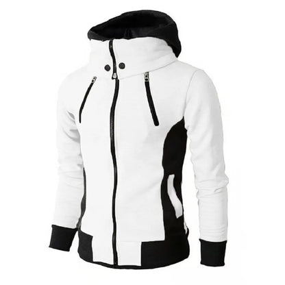 Spring and Autumn Casual Men Hoodie Stylish Patchwork