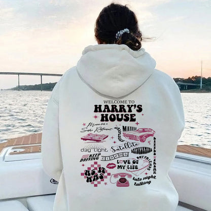 Harry House Hoodie Women Y2K Aesthetic Pullover