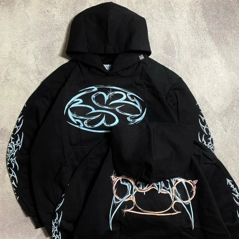 Tribal Graphic Design Men Streetwear Hoodie