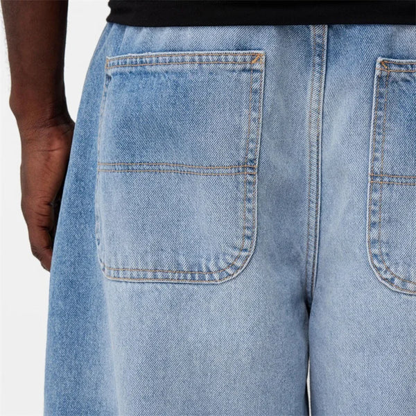 VintageFit Denim Pants with Classic Button Fly Closure Stylish Jeans