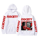 Geeky Mr Robot Fsociety Graphic Hoodie