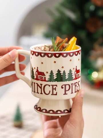 Christmas Cup Ceramic Coffee Mug Nordic and Western style