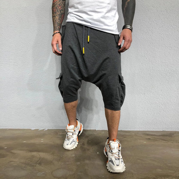 Casual Sweatpants For Men Hip Hop Trend In America Loose Solid Street Sports