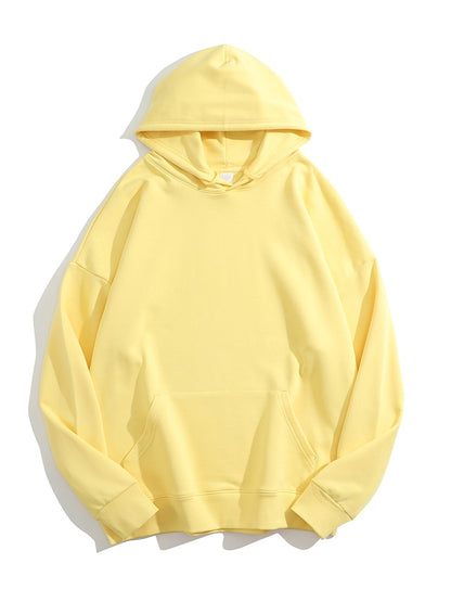 Women Hoodies Pullover Thick Solid Loose Cotton