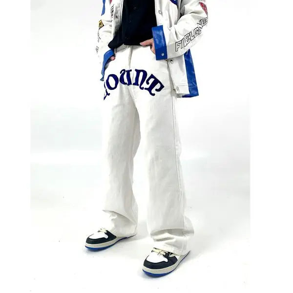 Neu Amerikanischen Hip-hop Denim Männer Hosen Gothic Harajuku