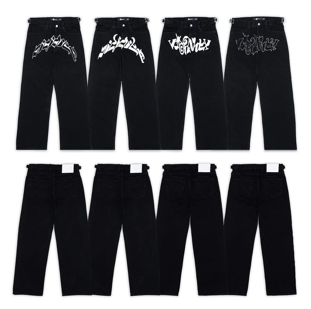 Hip Hop Straight Wide Leg Pants