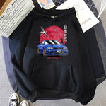 Hoodie Männer für JDM Auto japanische Streetwear Casual