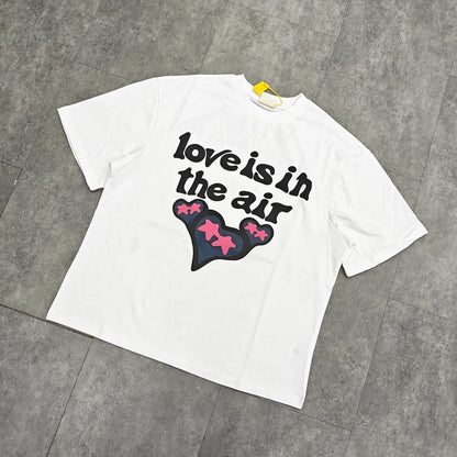 Luxury Yao Fashion Broken Brand Foam Print Tee Men Oversize T-Shirt