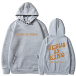 Jesus Is King Hoodie Women's Harajuku Streetwear