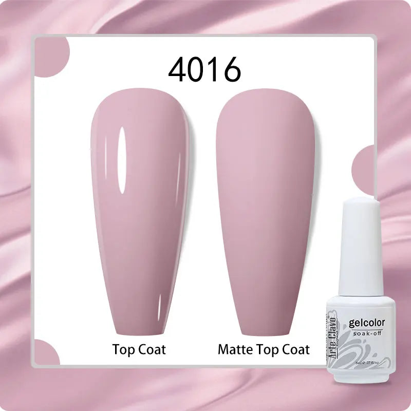 8ml Pure Color Gel Nail Polish Nail Art Manicure Semi Permanent
