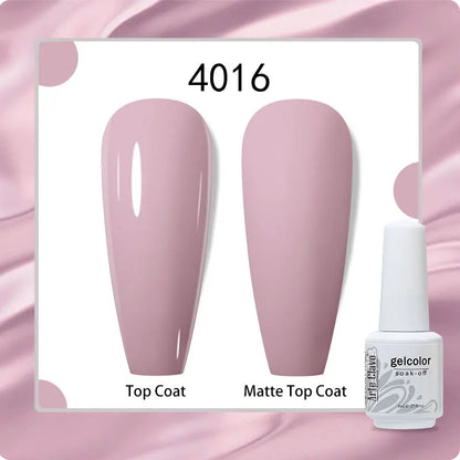 8ml Pure Color Gel Nail Polish Nail Art Manicure Semi Permanent