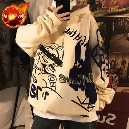 Men's Hoodies Printing Winter Sweatshirts Streetwear