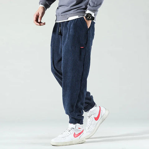 Man Sweatpants Fashion Streetwear Casual Fleece Harem Pants