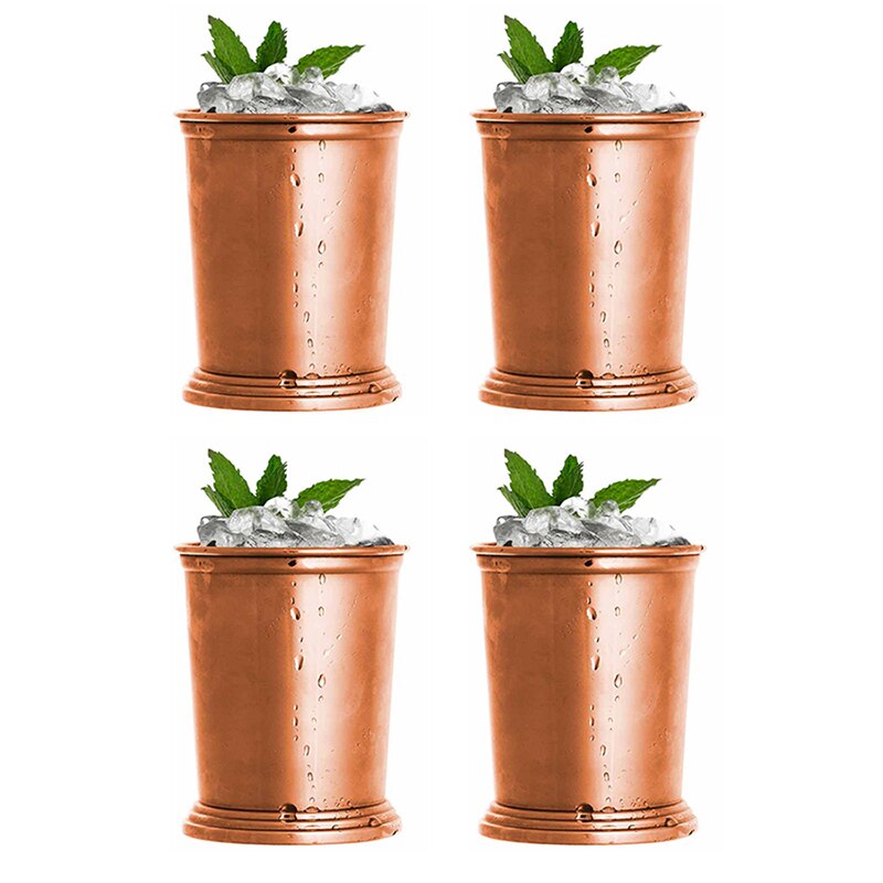 Copper Plated Barrel Hammered Moscow Mule Mug Coffee Cup