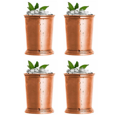 Copper Plated Barrel Hammered Moscow Mule Mug Coffee Cup