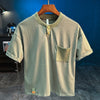Mens Basic Tee Solid Color Relaxed Fit Cotton T Shirt Everyday Crew