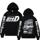 Anime Initial D Hoodies Mazda RX7 Bedruckter Hoodie JDM Automobile Kultur