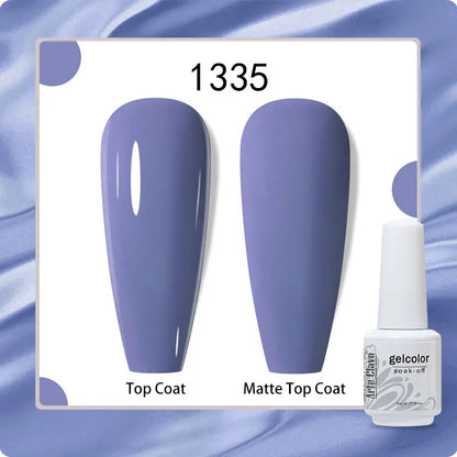 8ml Pure Color Gel Nail Polish Nail Art Manicure Semi Permanent