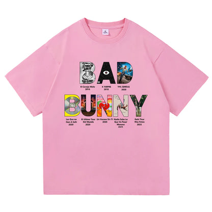 Bad Bunny 2025 Vintage Frog Graphic Tee