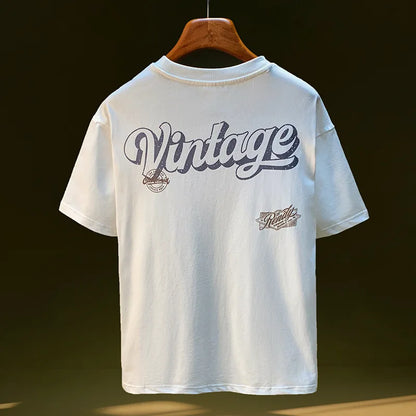 Breathable Printed T-Shirt Men’s Loose Fit Casual Summer Style