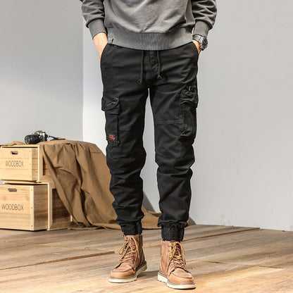 Versatile Men's Cargo Pants Multiple Pockets, Casual Style