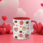 Croissant Pattern 3d Print Hot Mug 11oz Mug Tea Coffee Cup Valentine's Day