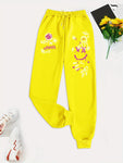 Women's Graffiti Sweatpants Casual Streetwear