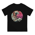 Tiger Wave T-Shirt Retro Japanese Style