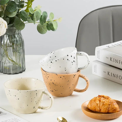 Unregelmäßigen Keramik Becher Espresso Kaffee tasse frühstück milch Tassen Paar Wasser Tasse