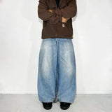 Skateboard Jeans: Low-Waist, Wide-Leg Style for Men