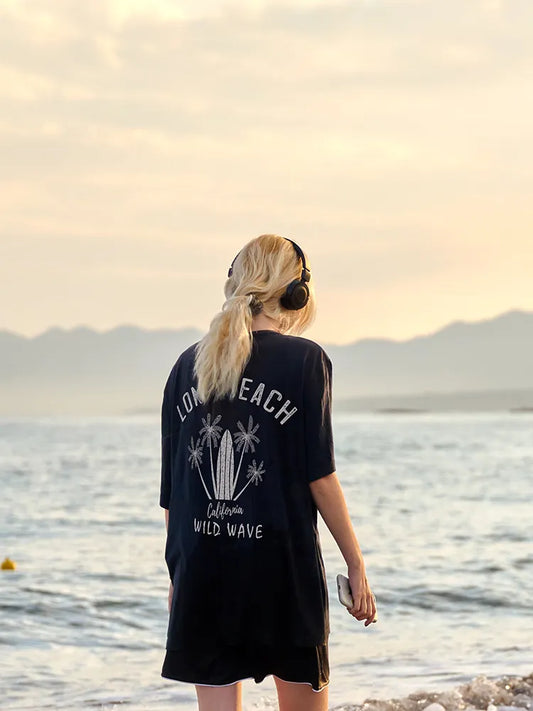 Beach California Wild Wave Tee