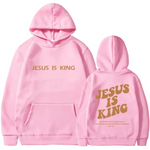 Jesus Is King Hoodie Women's Harajuku Streetwear