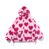 Plush jacket women winter imitation Rex rabbit loose thick hooded