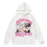 Gangsta Mask Women Graphic Print Hoodie