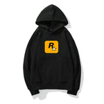 Rockstar Games Hoodie R Star Graphic Print Sweatshirt