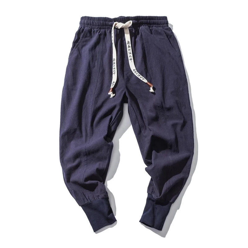 Elastic Waist Streetwear Joggers New Baggy Drop-crotch Pants