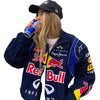 Trendige Redbull F1 Racing Jacke im Vintage-Stil, amerikanische Retro-Mode