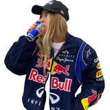 Trendy Redbull F1 Racing Vintage Style Jacket American Style Retro Fashion