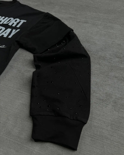 Gothic Retro Harajuku Letter Pattern Graphic Long Sleeve T-Shirt