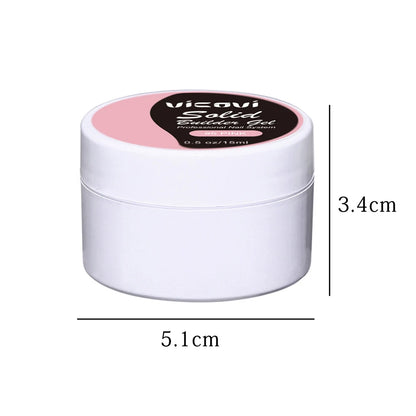 3 Bottles 15ml*3 Solid Builder Gel for Nails Sculpture 3D